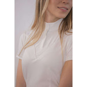 Pénélope Competition Shirt Las Honey Short Sleeves White