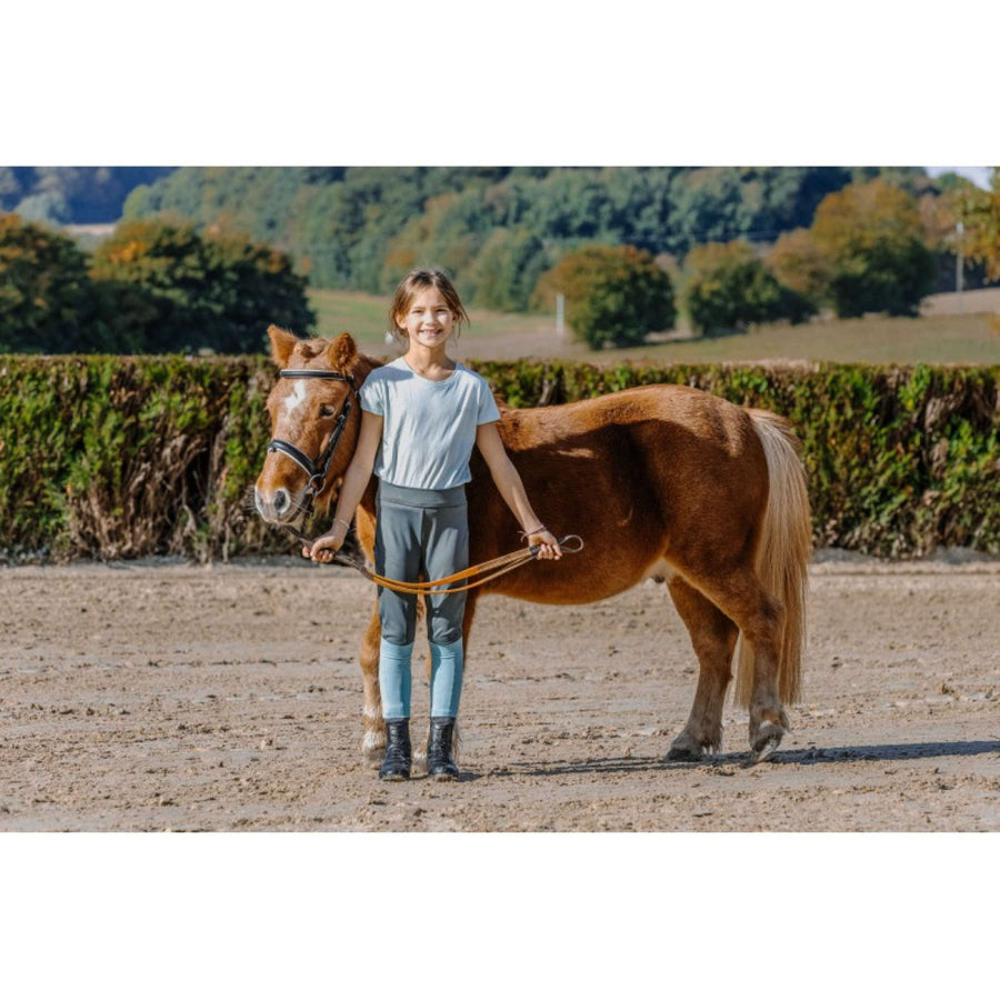 EQUITHÈME Riding Legging Birdy Kids Full Grip Khaki