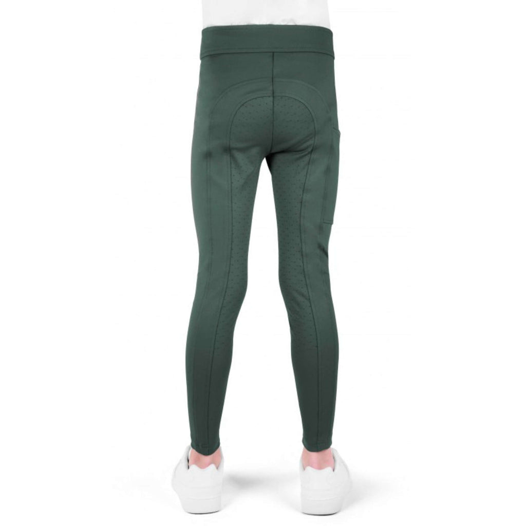 EQUITHÈME Riding Legging Birdy Kids Full Grip Khaki