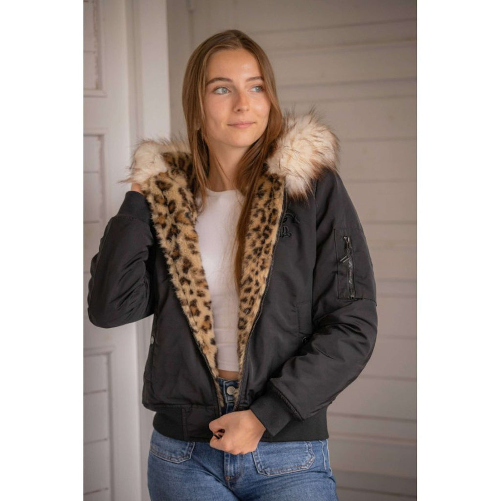Pénélope Bomber Jacket LeoLyon Black/Panther