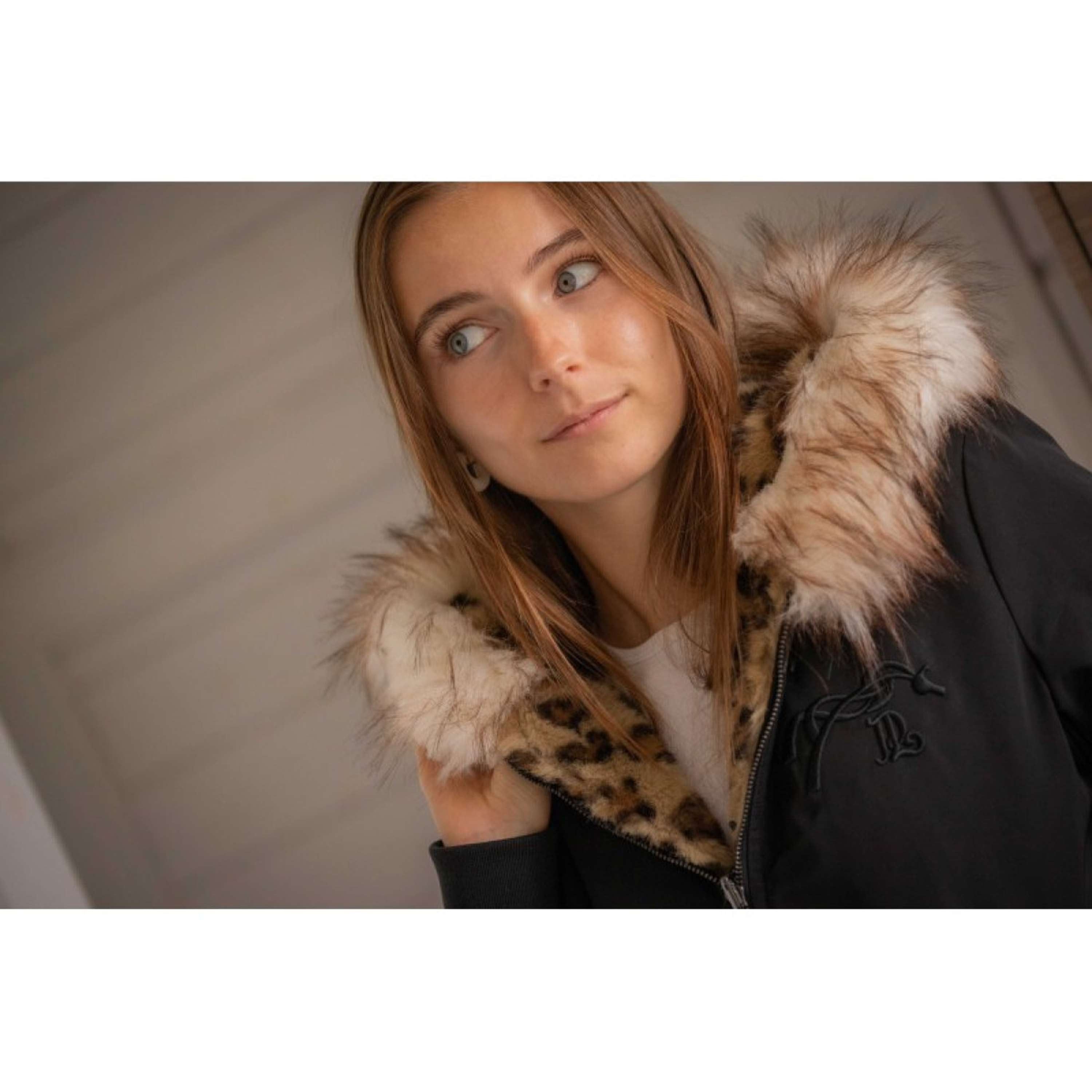 Pénélope Bomber Jacket LeoLyon Black/Panther