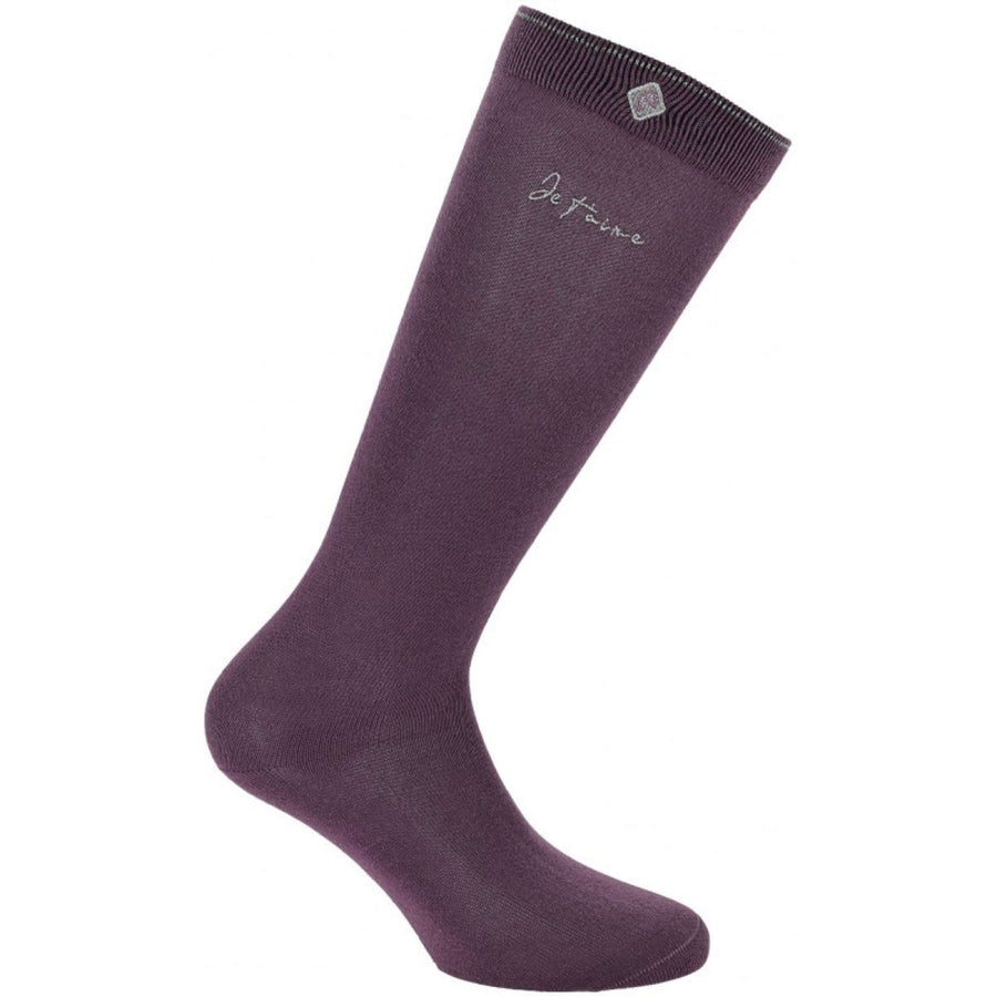 EQUITHÈME Socks Rose Purple