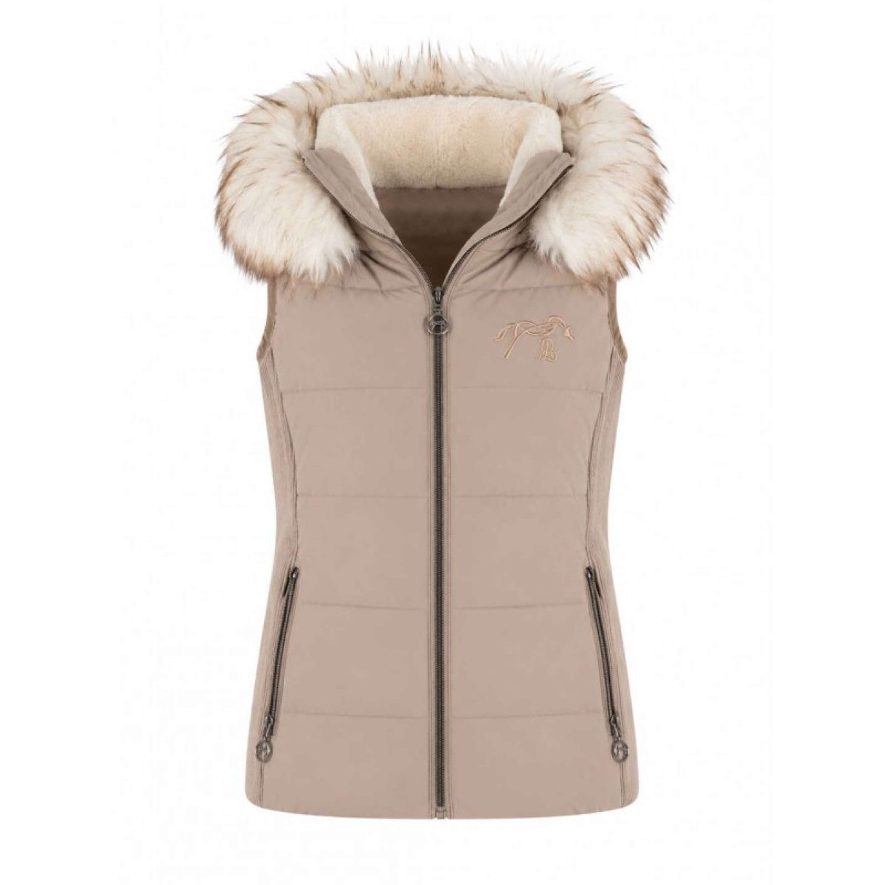 Pénélope Bodywarmer Louxia Taupe