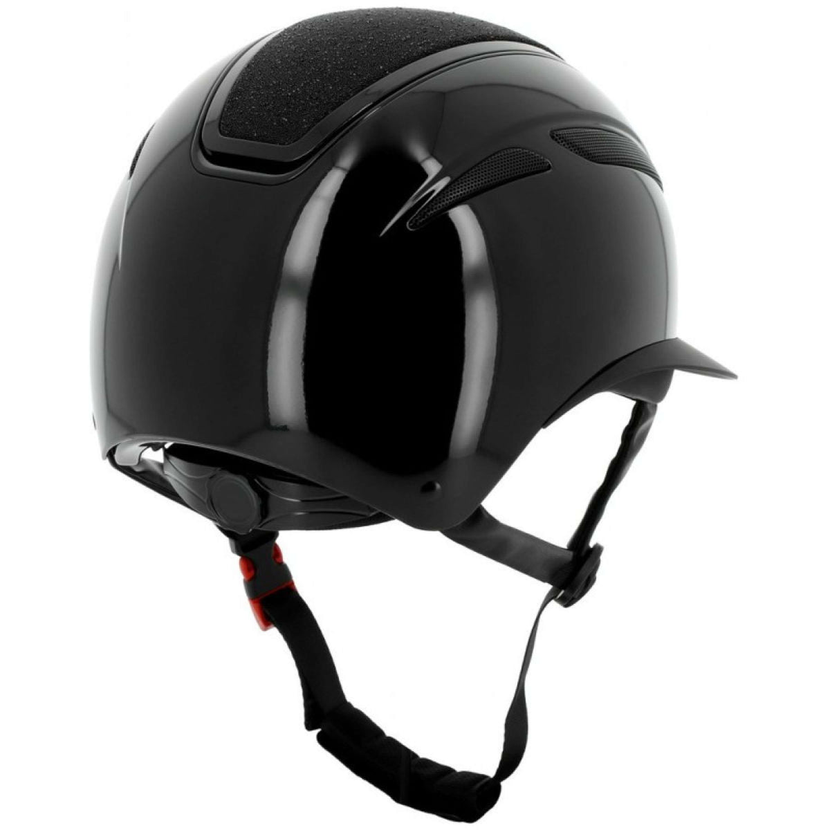 EQUITHÈME Cap Agris Wide Visor Shiny Black