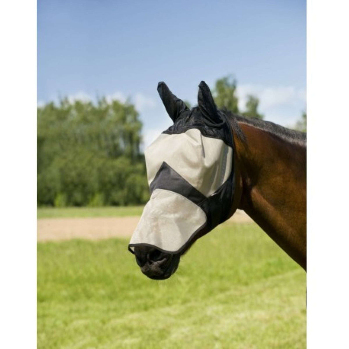 EQUITHÈME Fly Mask Anti-UV Thick Beige