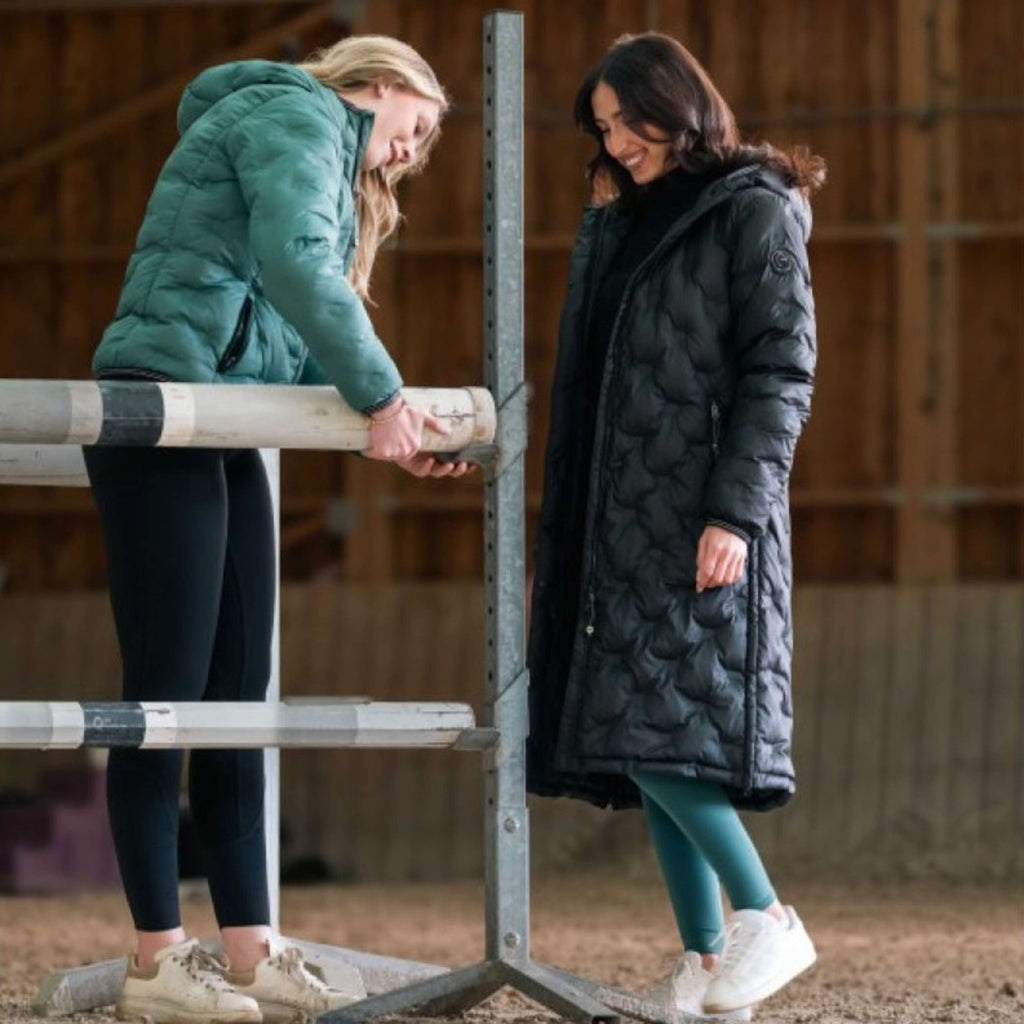 EQUITHÈME Long Coat Doris Black