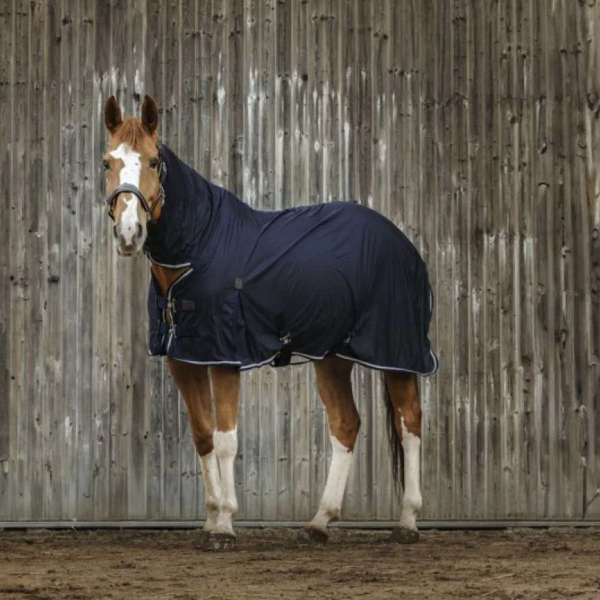 EQUITHÈME Fly Rug Combo Micro Mesh Navy