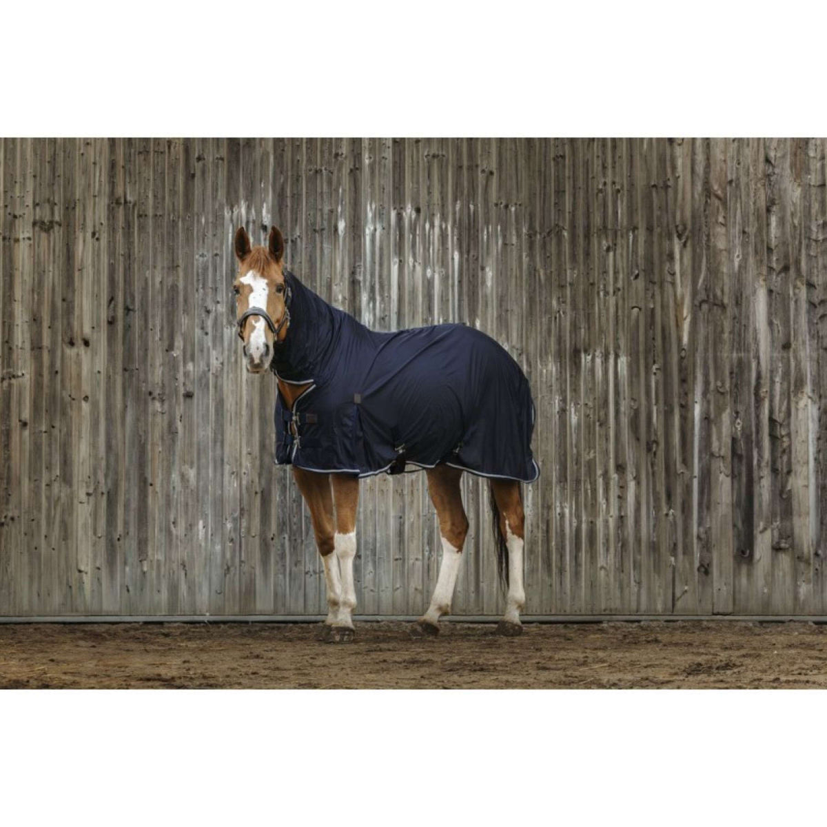 EQUITHÈME Fly Rug Combo Micro Mesh Navy