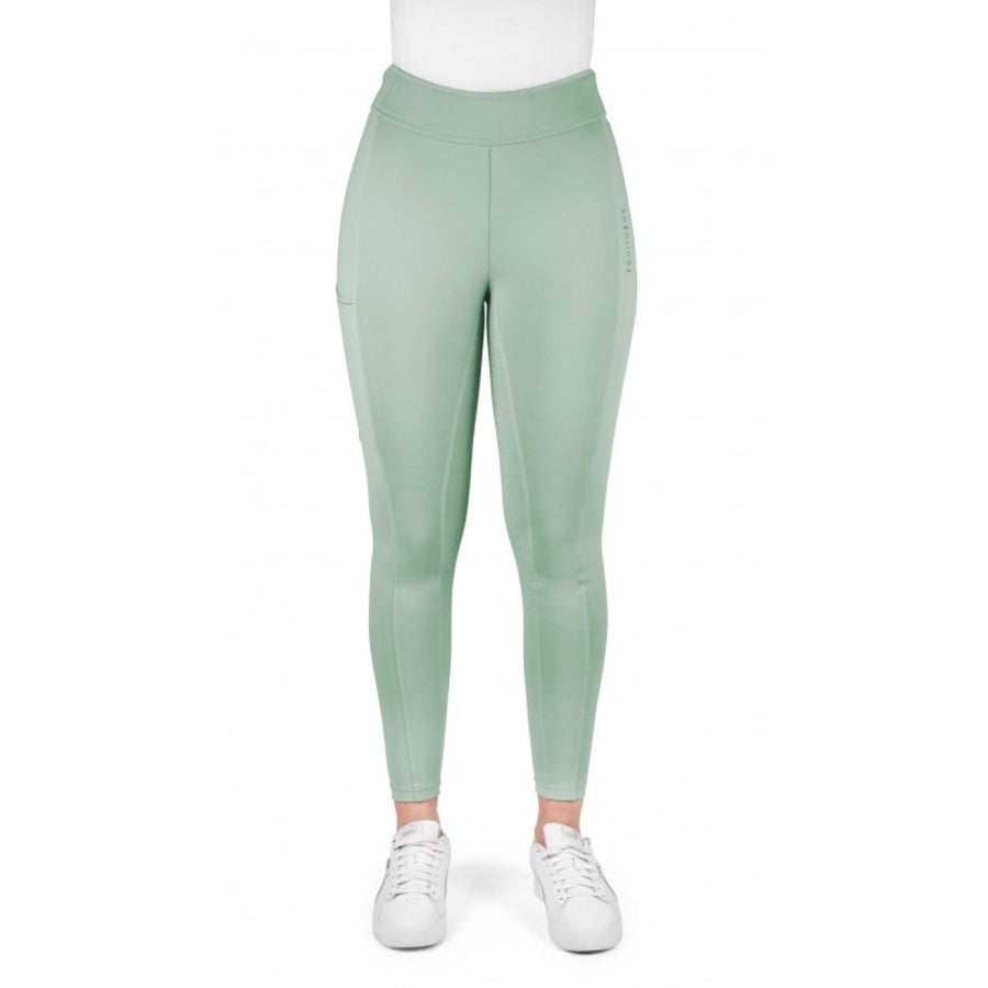 EQUITHÈME Riding Legging Birdy Full Grip Light green