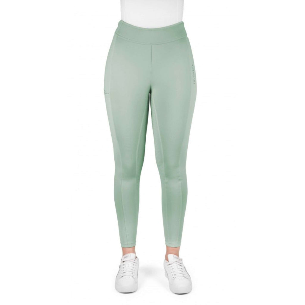 EQUITHÈME Riding Legging Birdy Full Grip Light green