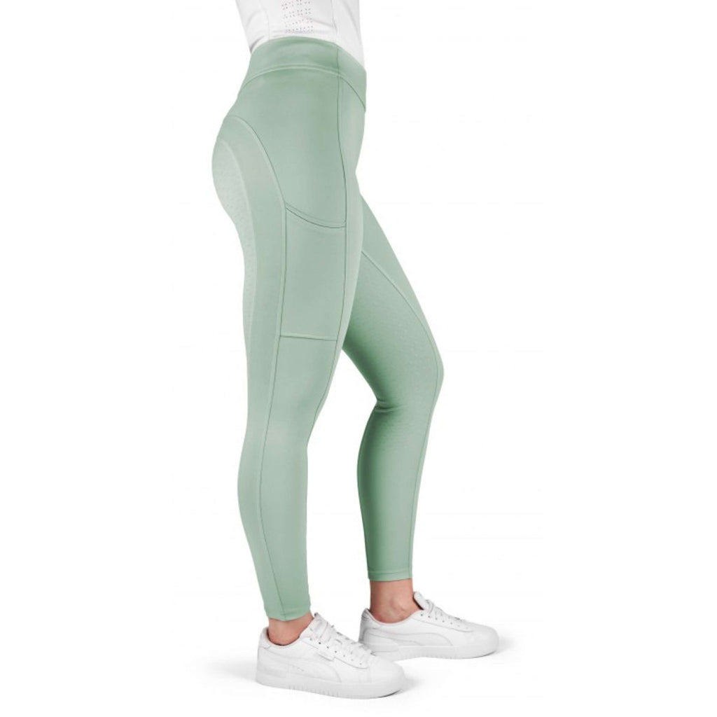 EQUITHÈME Riding Legging Birdy Full Grip Light green