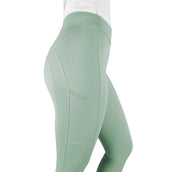 EQUITHÈME Riding Legging Birdy Full Grip Light green