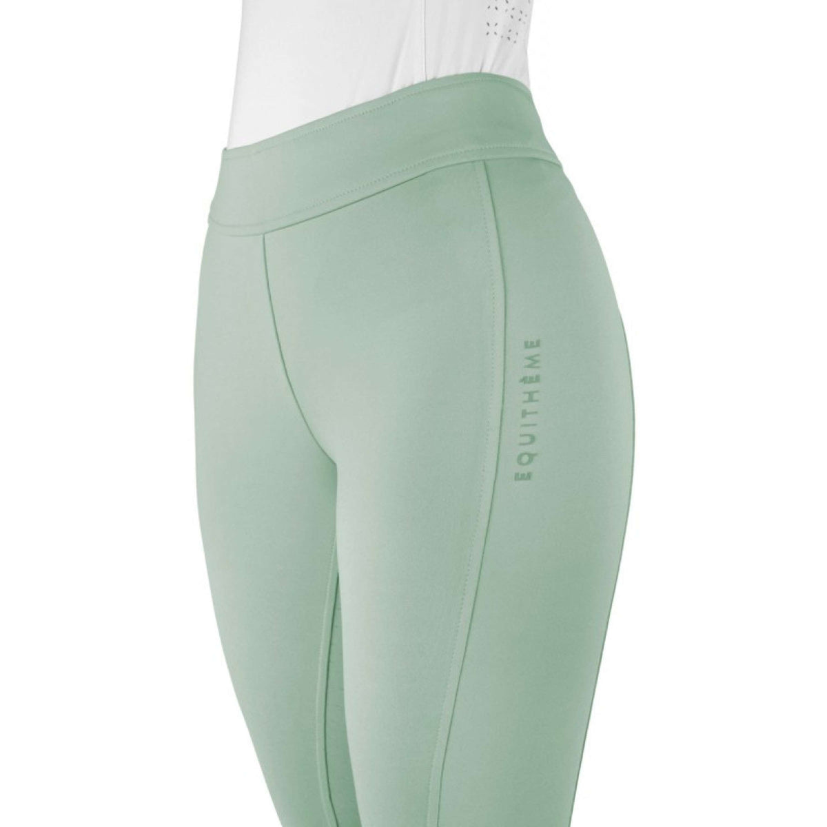 EQUITHÈME Riding Legging Birdy Full Grip Light green