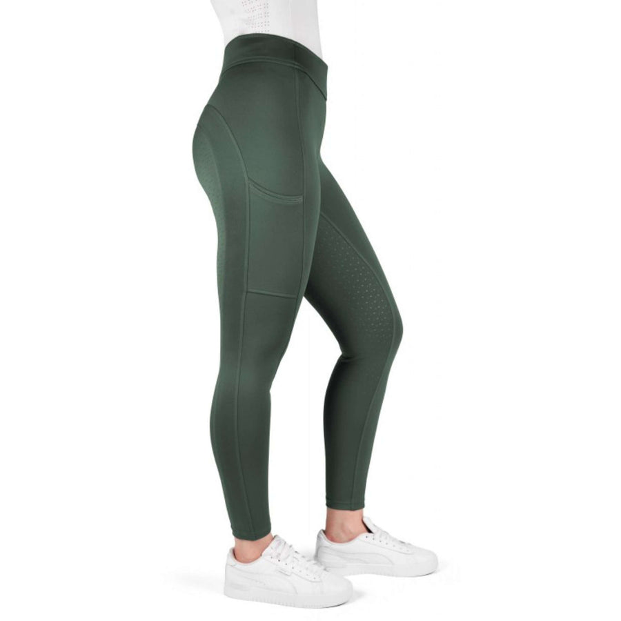EQUITHÈME Riding Legging Birdy Full Grip Khaki