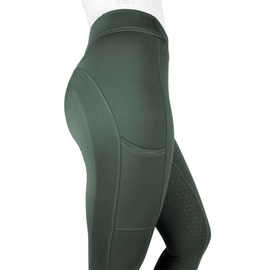 EQUITHÈME Riding Legging Birdy Full Grip Khaki