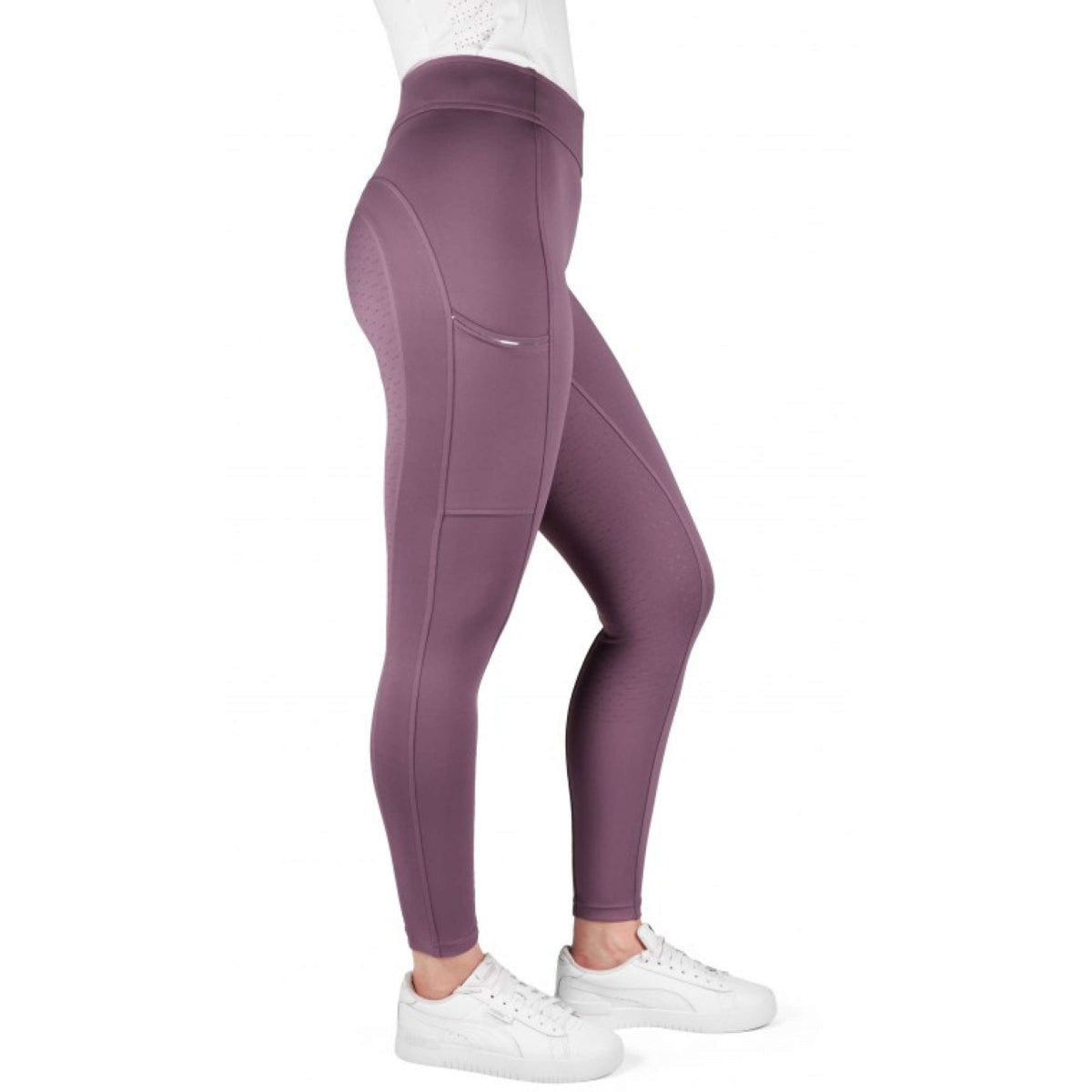 EQUITHÈME Riding Legging Birdy Full Grip Lilac