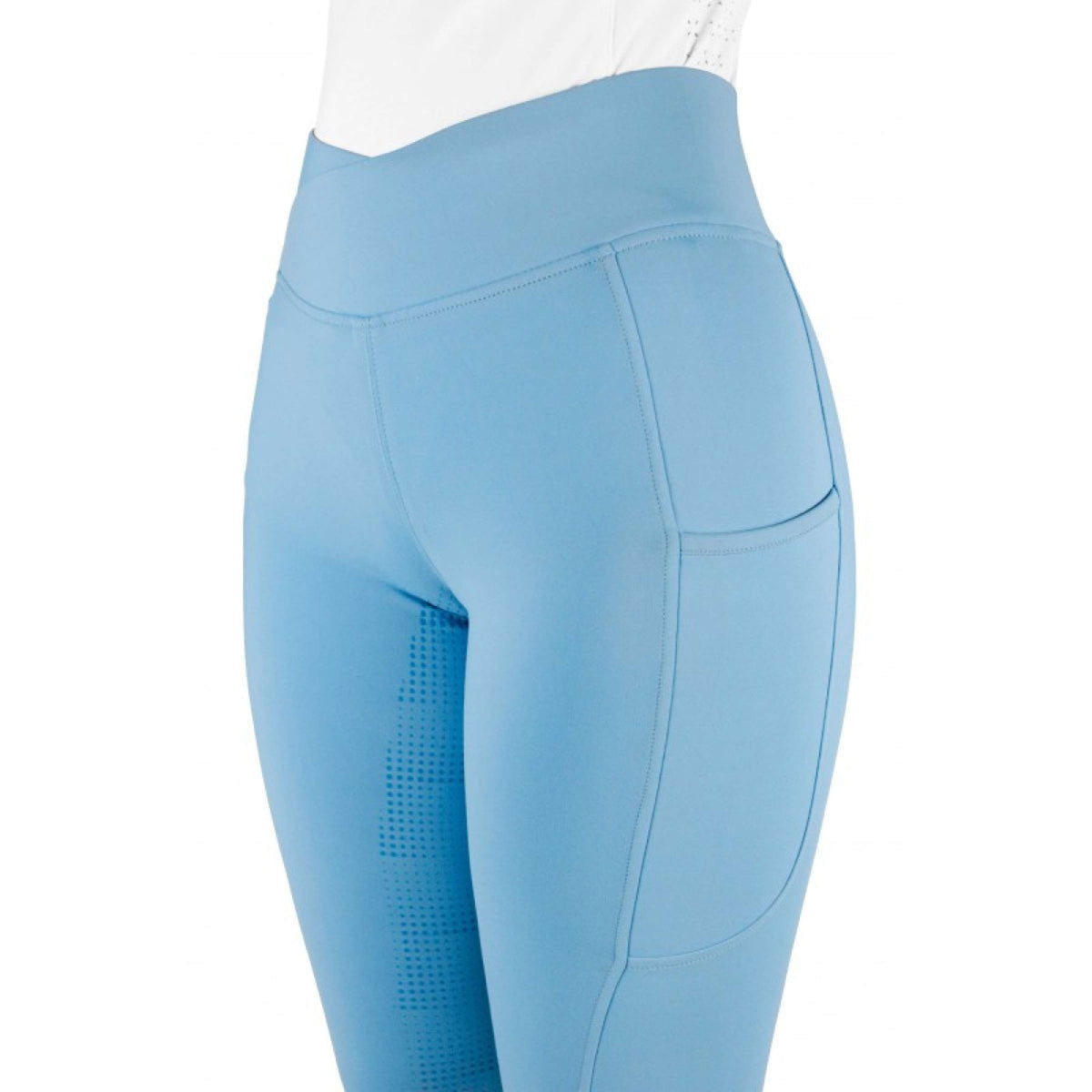 EQUITHÈME Riding Legging Fanny Full Grip Light Blue