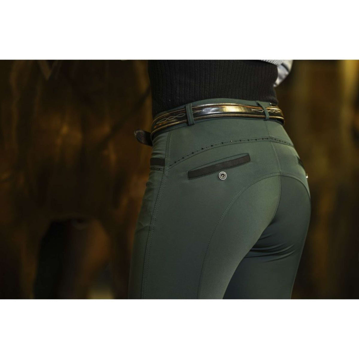 EQUITHÈME Breeches Safir Forest Green