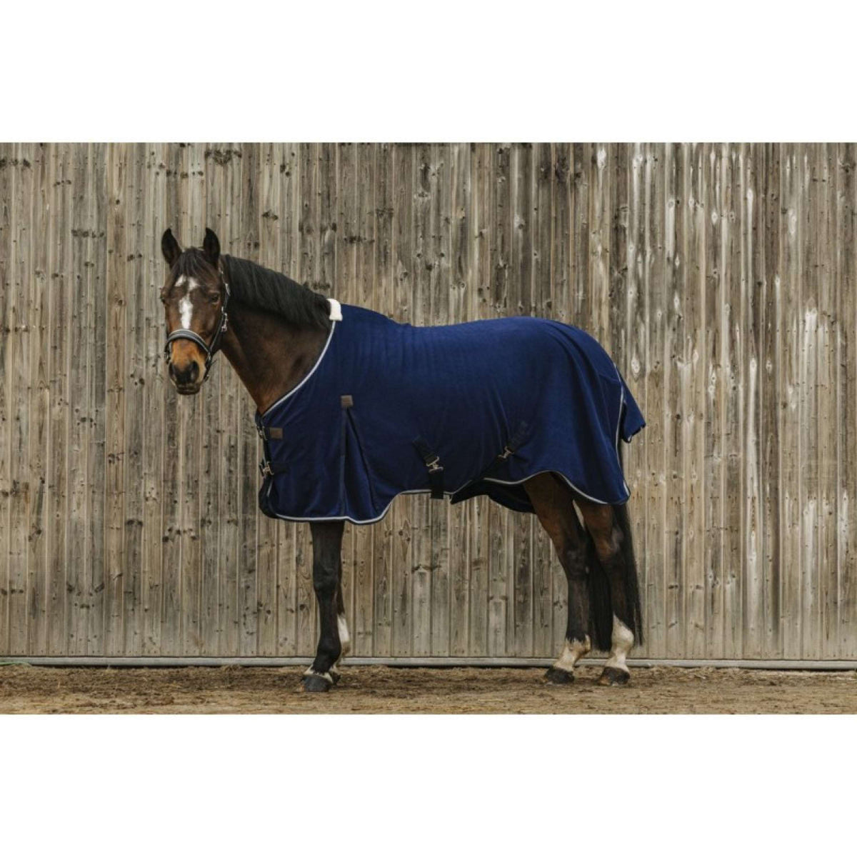 EQUITHÈME Fleece Rug Vague Navy