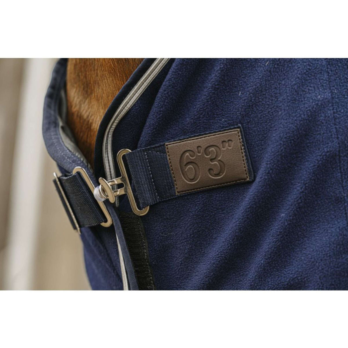 EQUITHÈME Fleece Rug Vague Navy