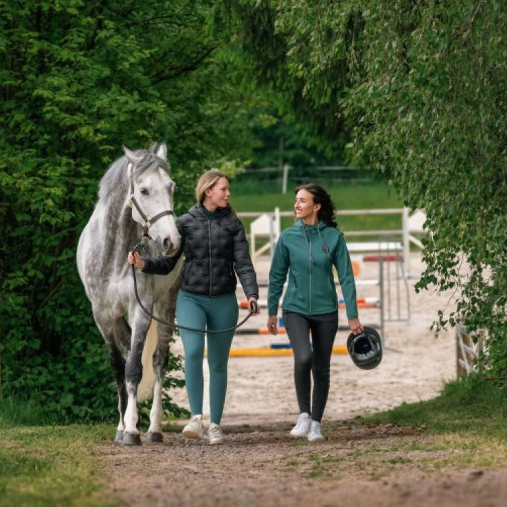 EQUITHÈME Riding Legging Flora Full Grip Duck blue