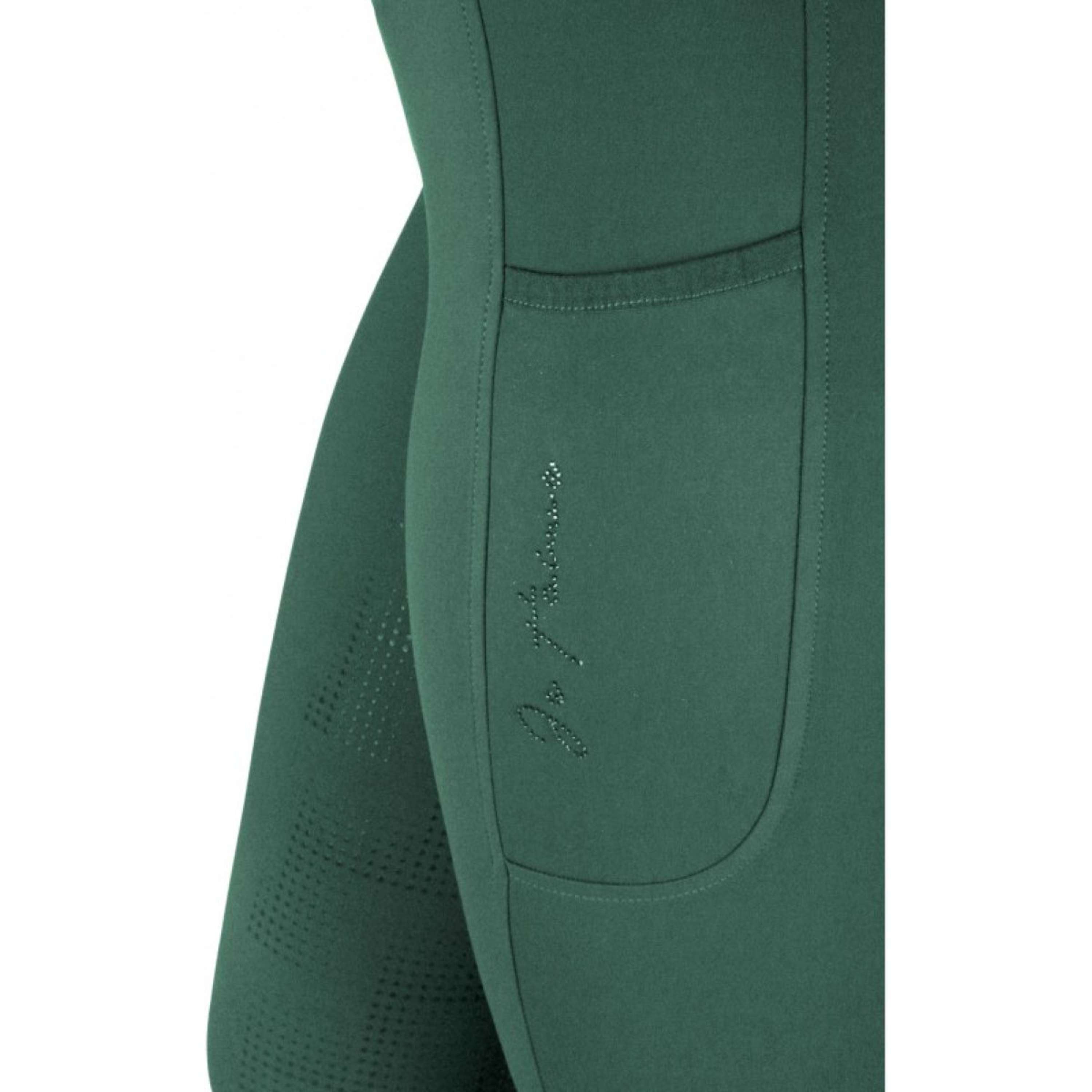 EQUITHÈME Riding Legging Flora Full Grip Duck blue