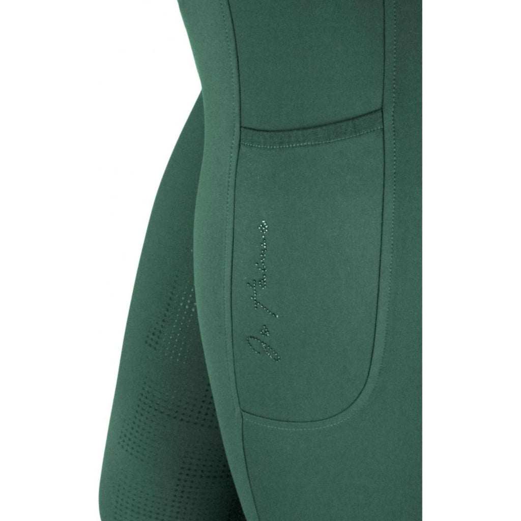 EQUITHÈME Riding Legging Flora Full Grip Duck blue