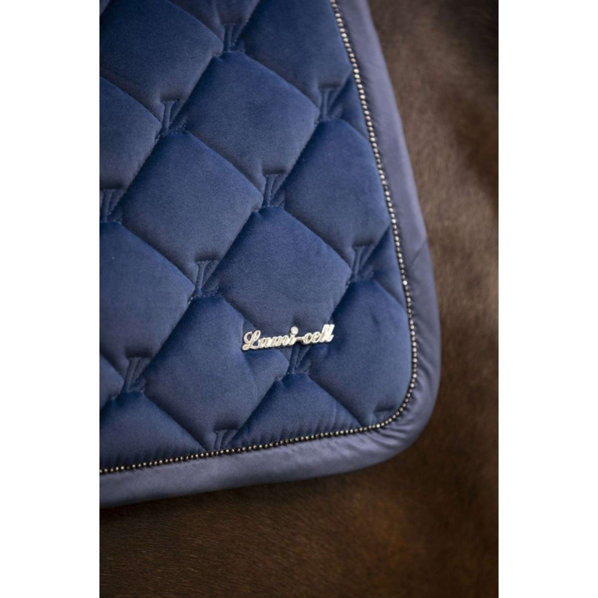 Lami-Cell Saddlepad Galaxy Velvet General Purpose Navy