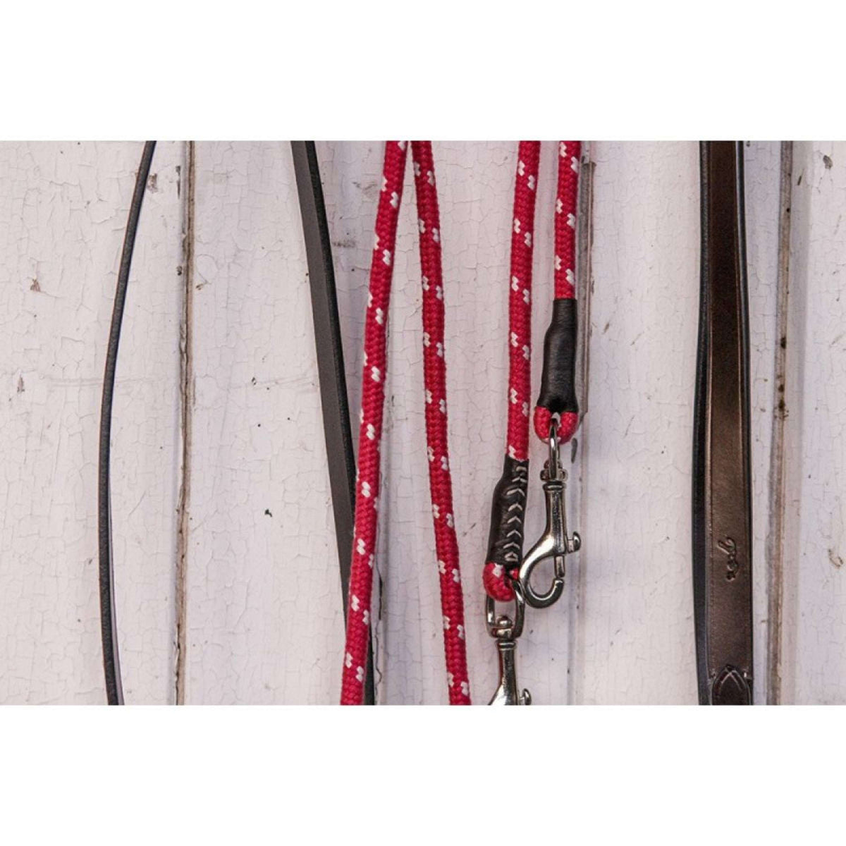 Pénélope Draw Reins Leather/Rope Black