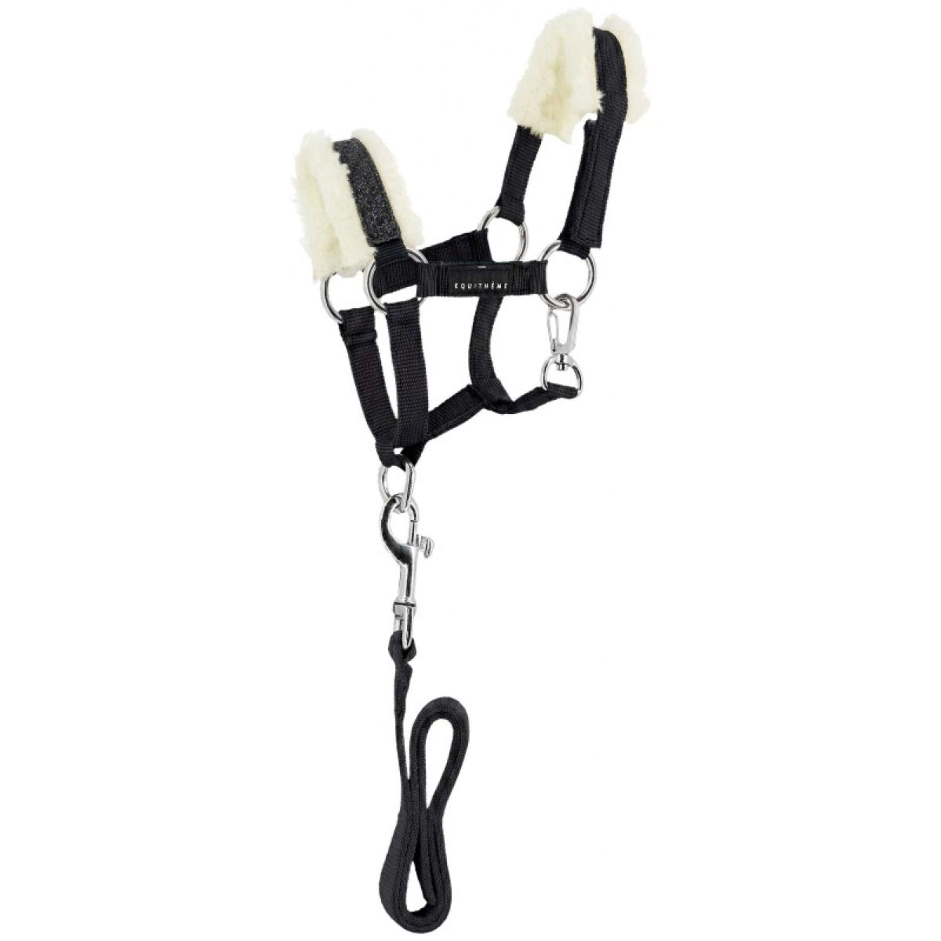 EQUITHÈME Halter Set Pony Academy Black Glitter