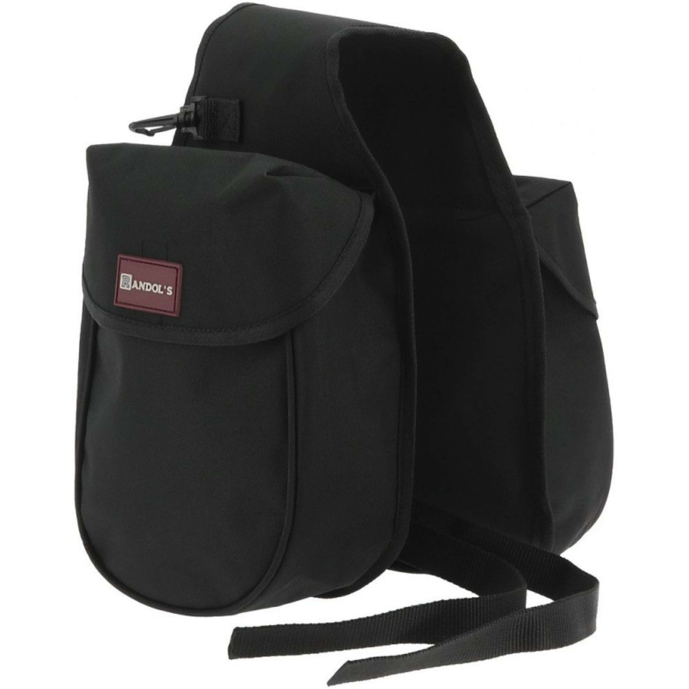 Randol's Double Saddle Bag Front Black Randol's Double Saddle Bag Front Black
