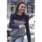 Pénélope Pullover Maelle Navy/Ecru/Red