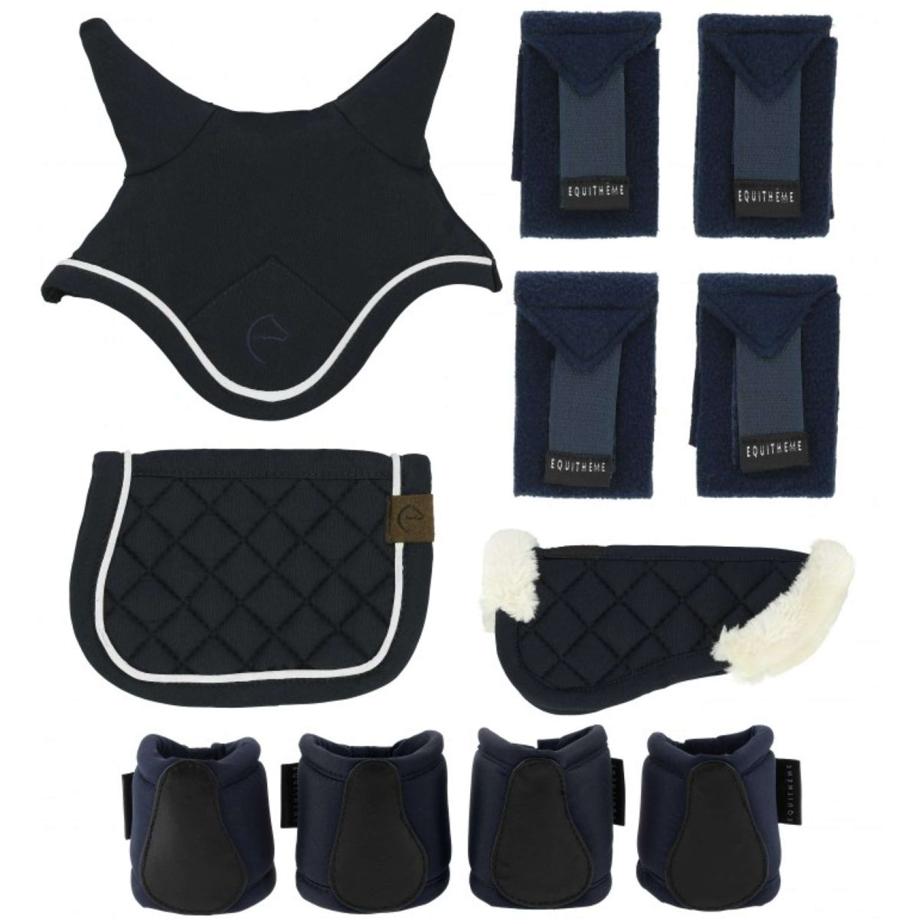 EQUITHÈME Pony Academy Accessory set Mini Navy