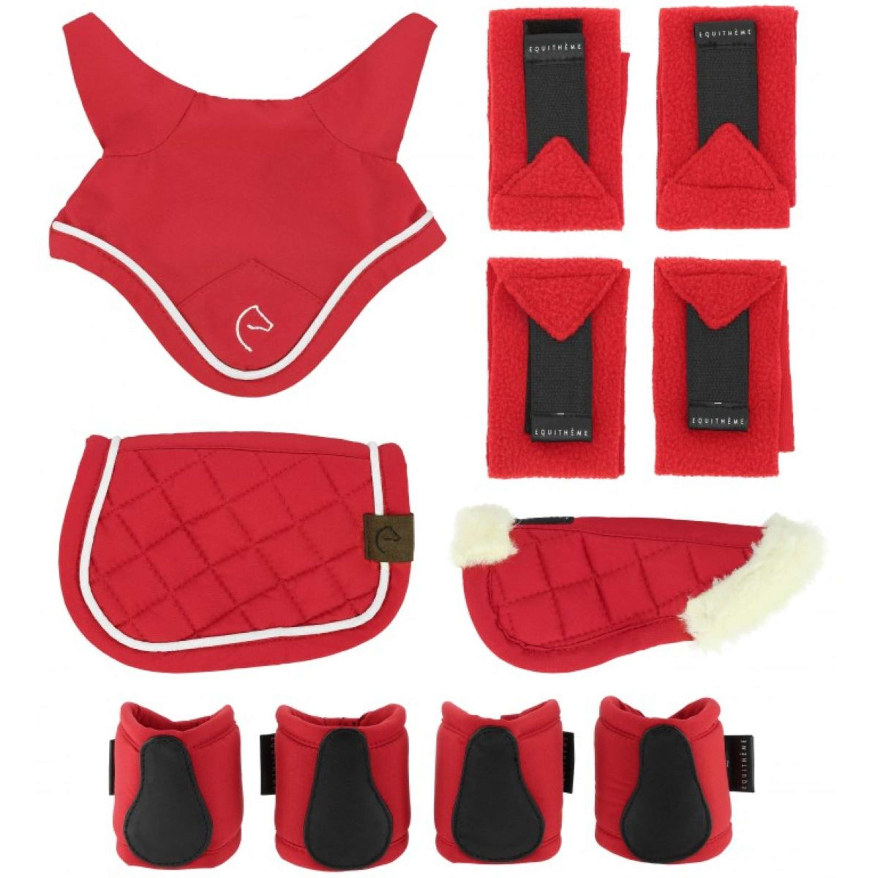 EQUITHÈME Pony Academy Accessory set Mini Red