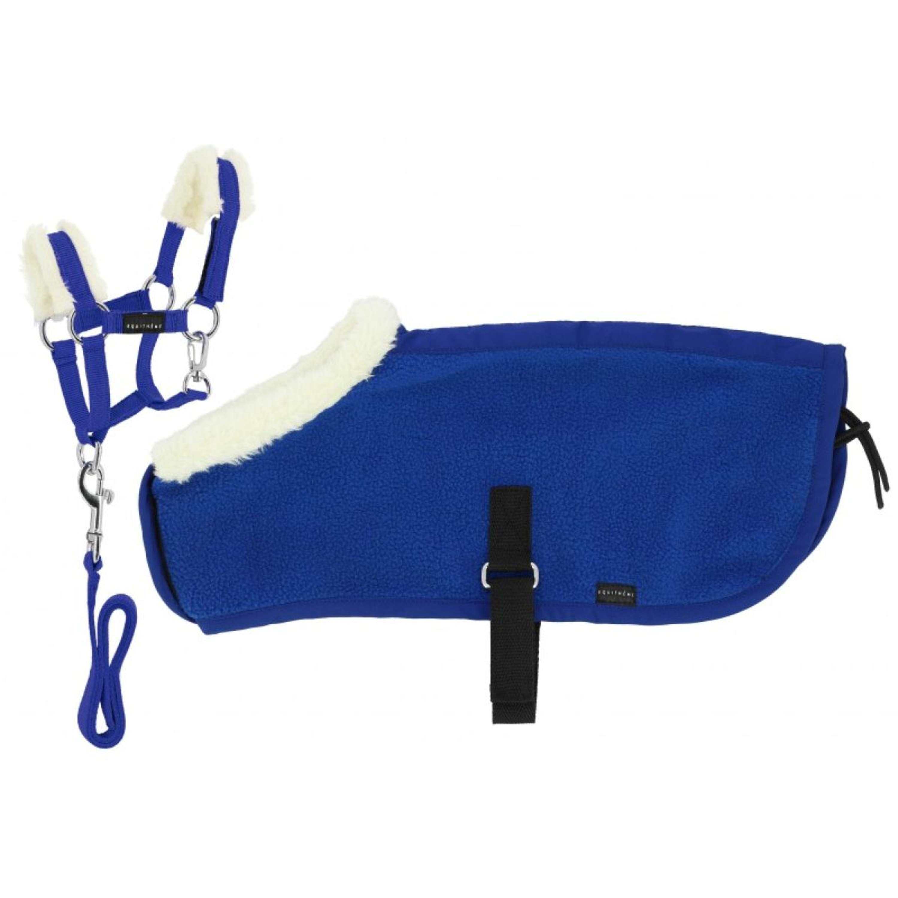 EQUITHÈME Pony Academy Show Rug Set Mini Royal Blue