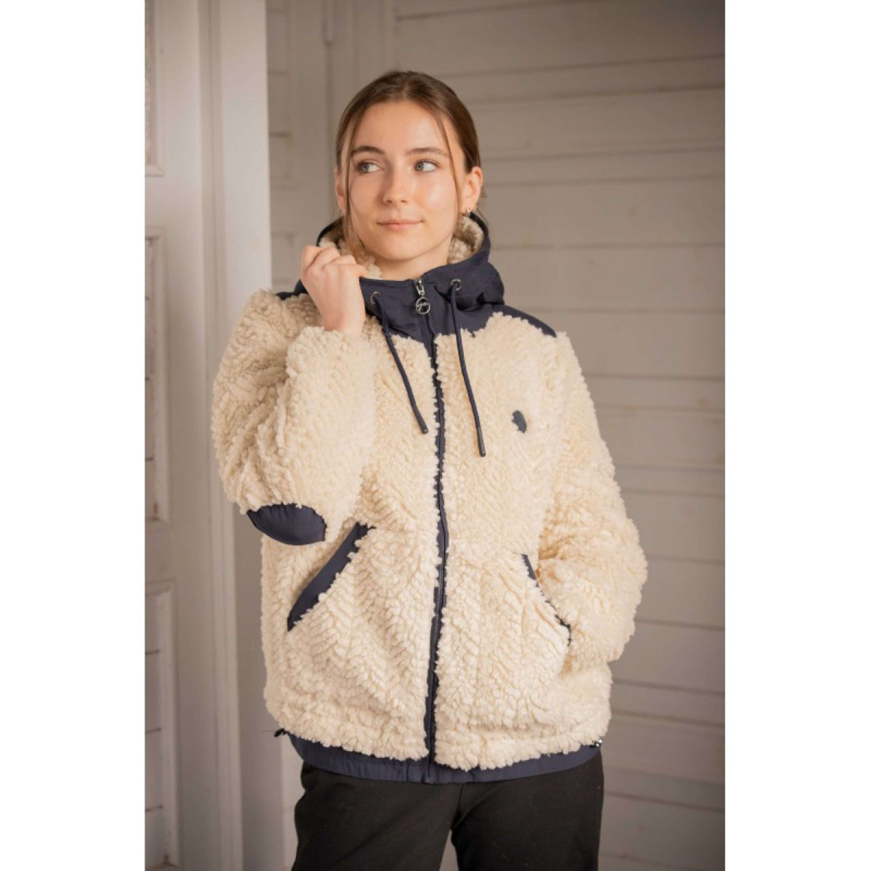 Pénélope Zip-Hoodie Léontine Ecru