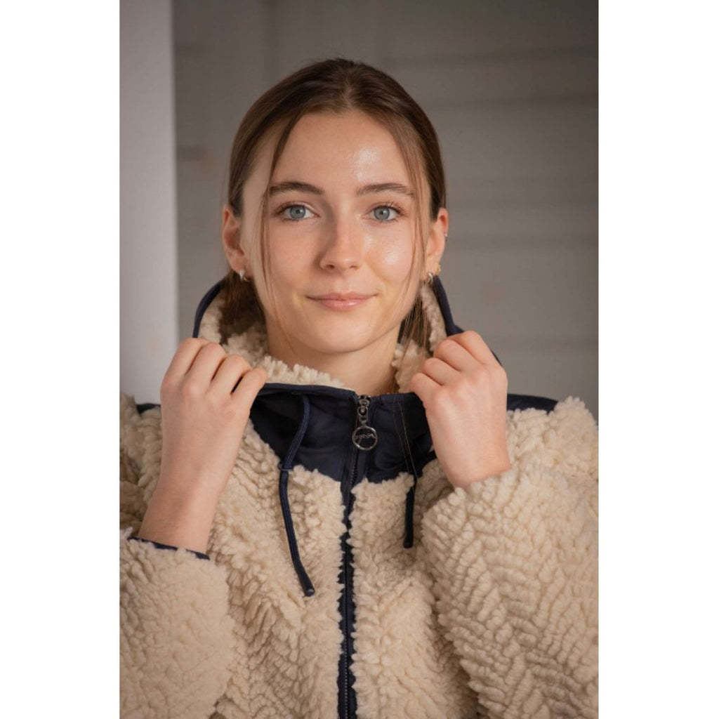 Pénélope Zip-Hoodie Léontine Ecru