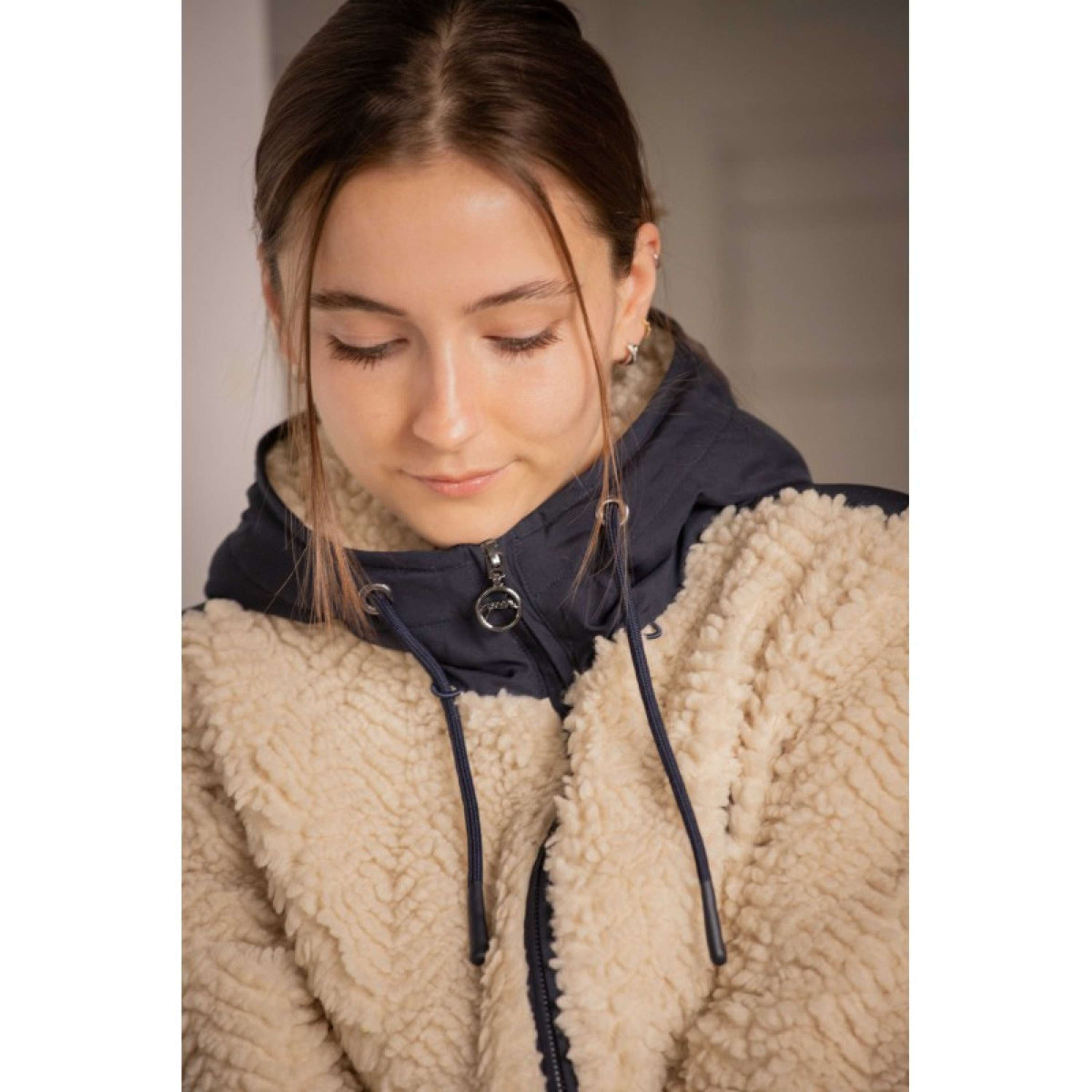 Pénélope Zip-Hoodie Léontine Ecru