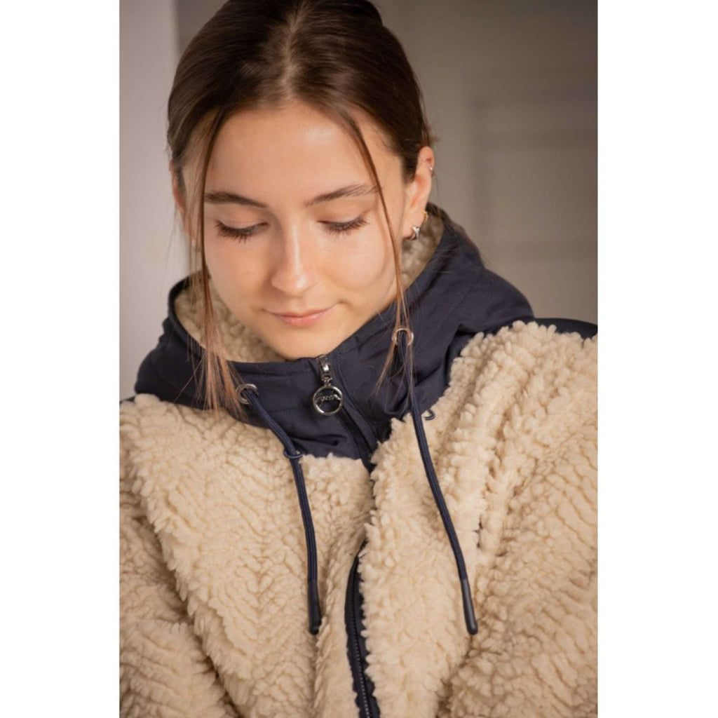 Pénélope Zip-Hoodie Léontine Ecru
