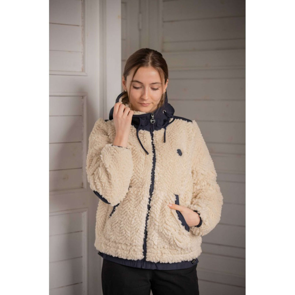 Pénélope Zip-Hoodie Léontine Ecru