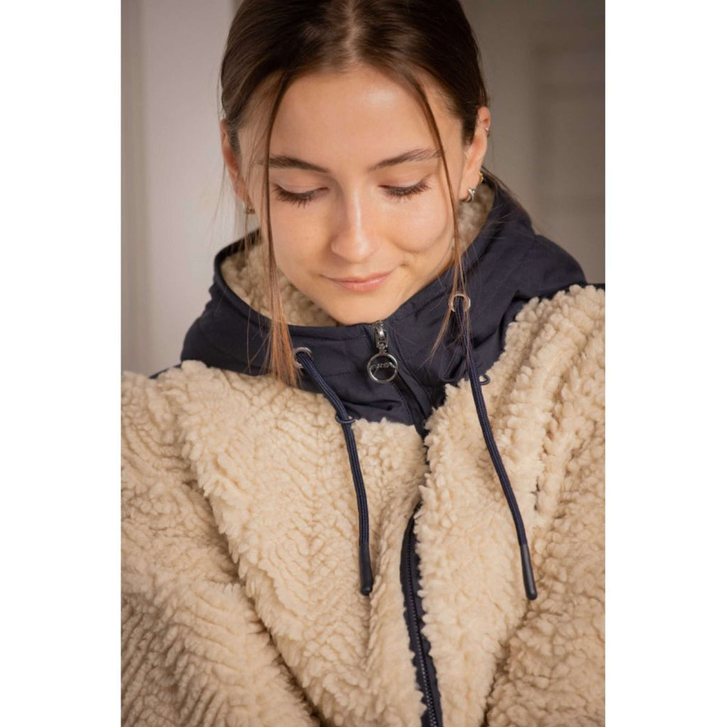 Pénélope Zip-Hoodie Léontine Ecru