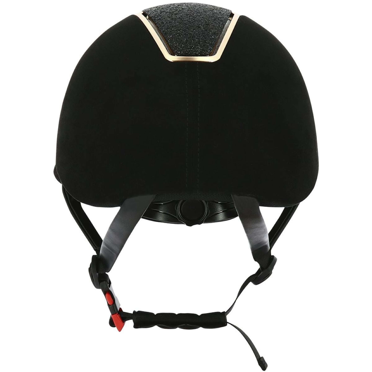 EQUITHÈME Cap Glint Lamé Black/Rose gold