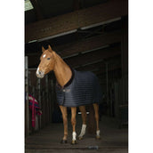 EQUITHÈME Stable Rug Teddy Lined with Synthetic Sheepskin Black/Brown