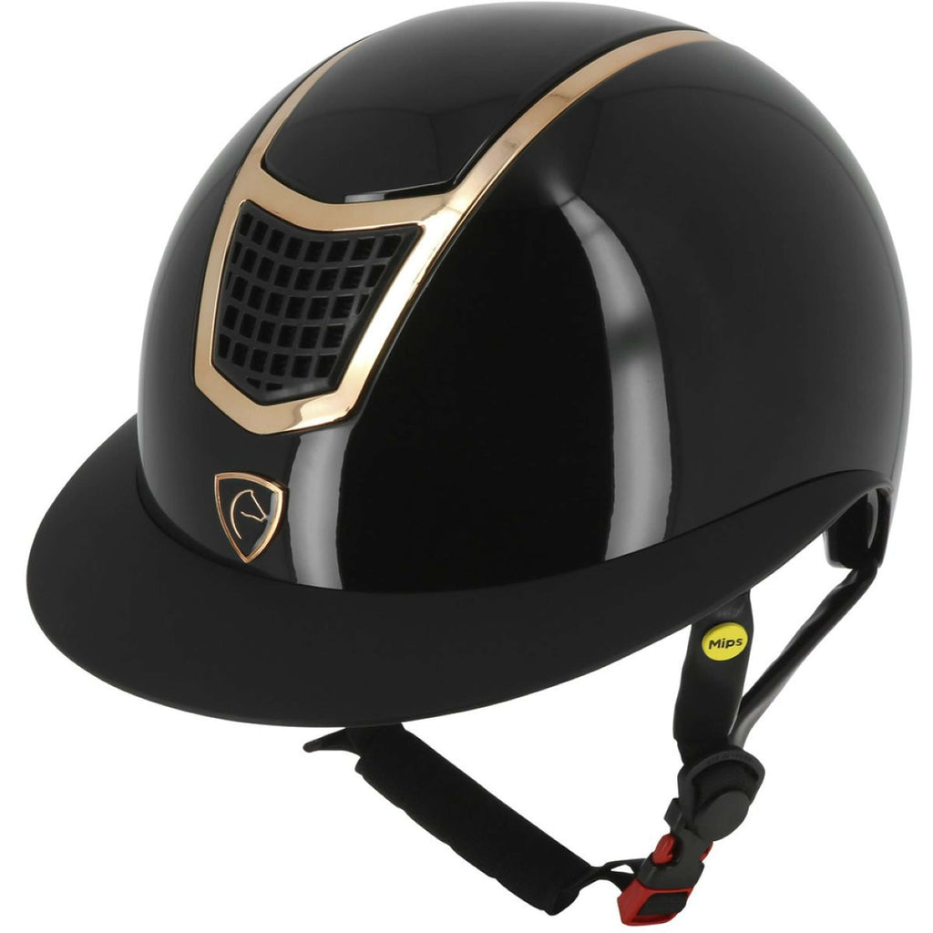 EQUITHÈME Cap Airy LM Mips Black/Rose gold