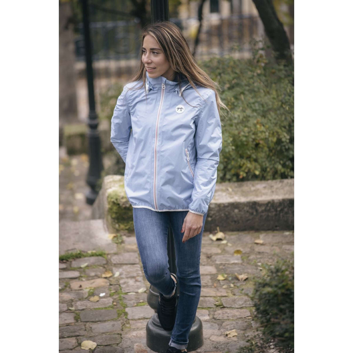 Pénélope Rain Coat RainShort Ice blue