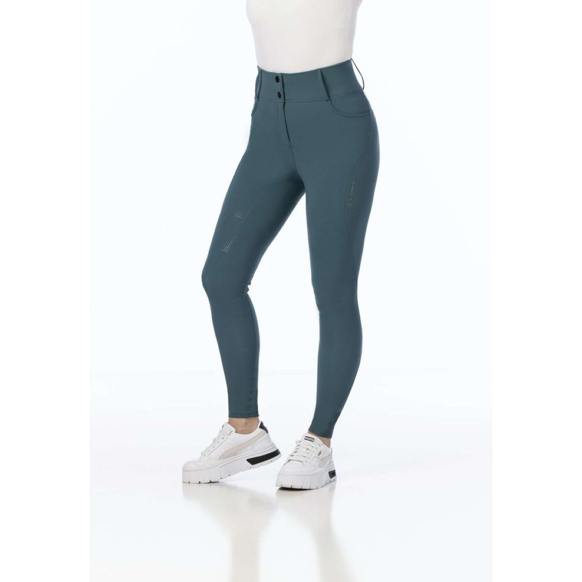 EQUITHÈME Breeches Queen Children Turquoise