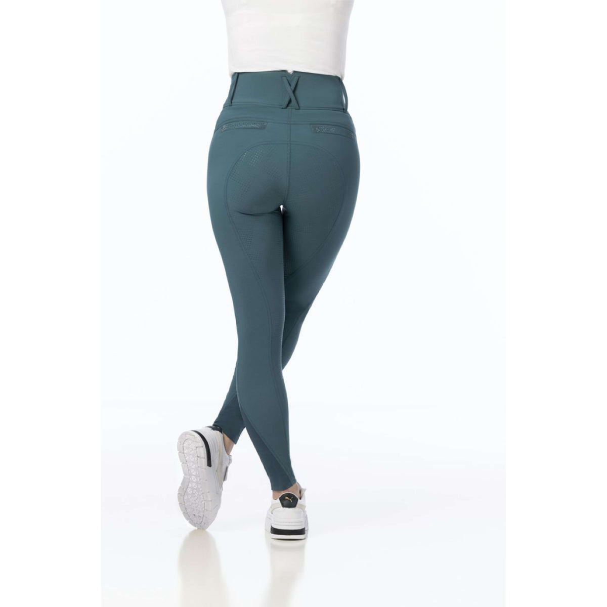 EQUITHÈME Breeches Queen Children Turquoise