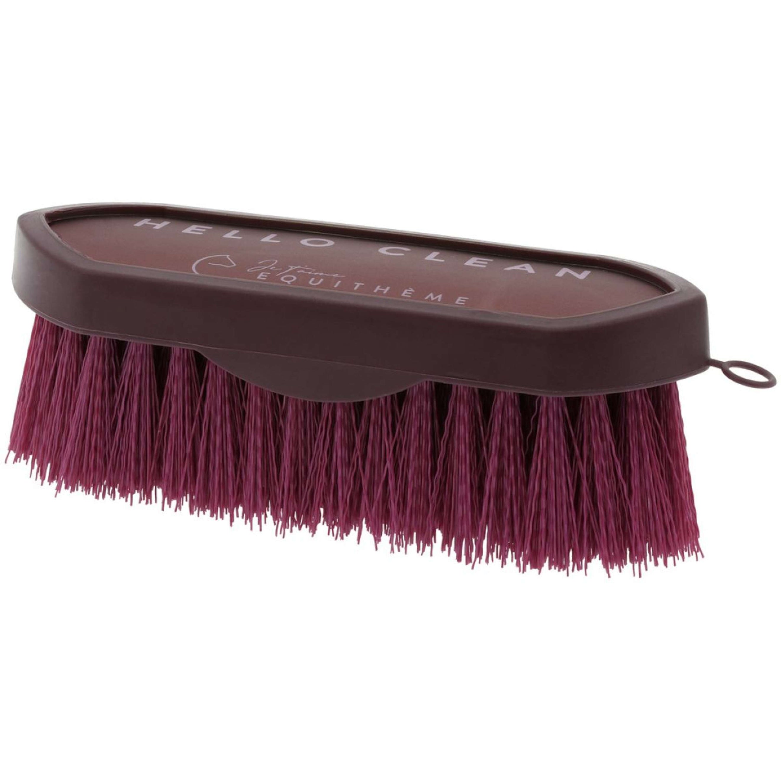 EQUITHÈME Hard Brush Je T'aime Burgundy