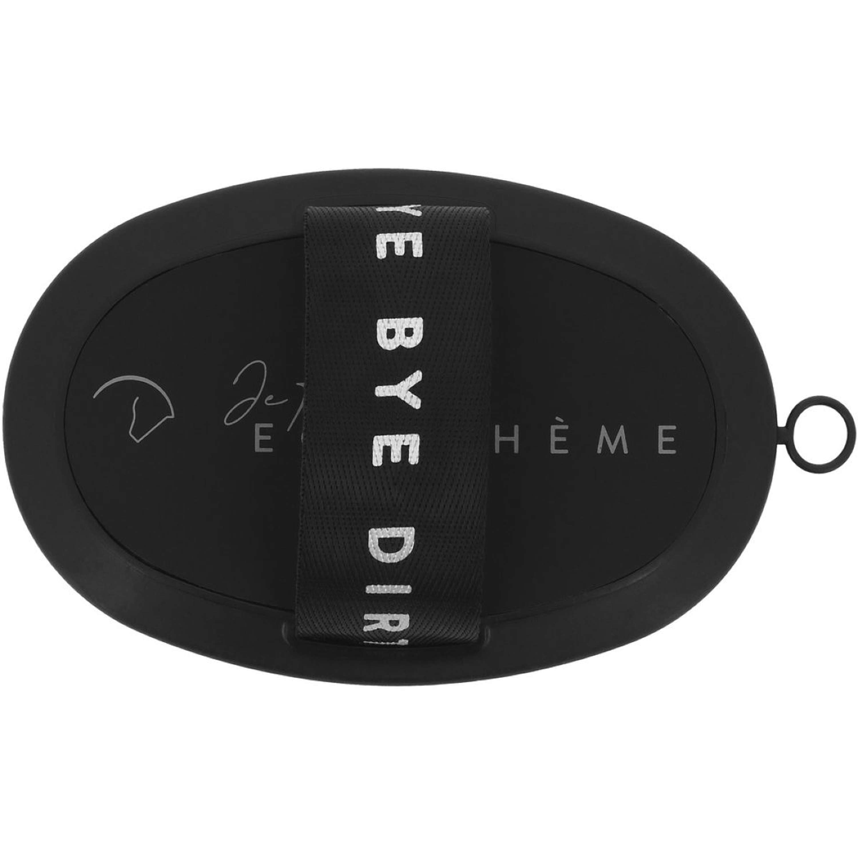 EQUITHÈME Curry Comb Je T'aime Black