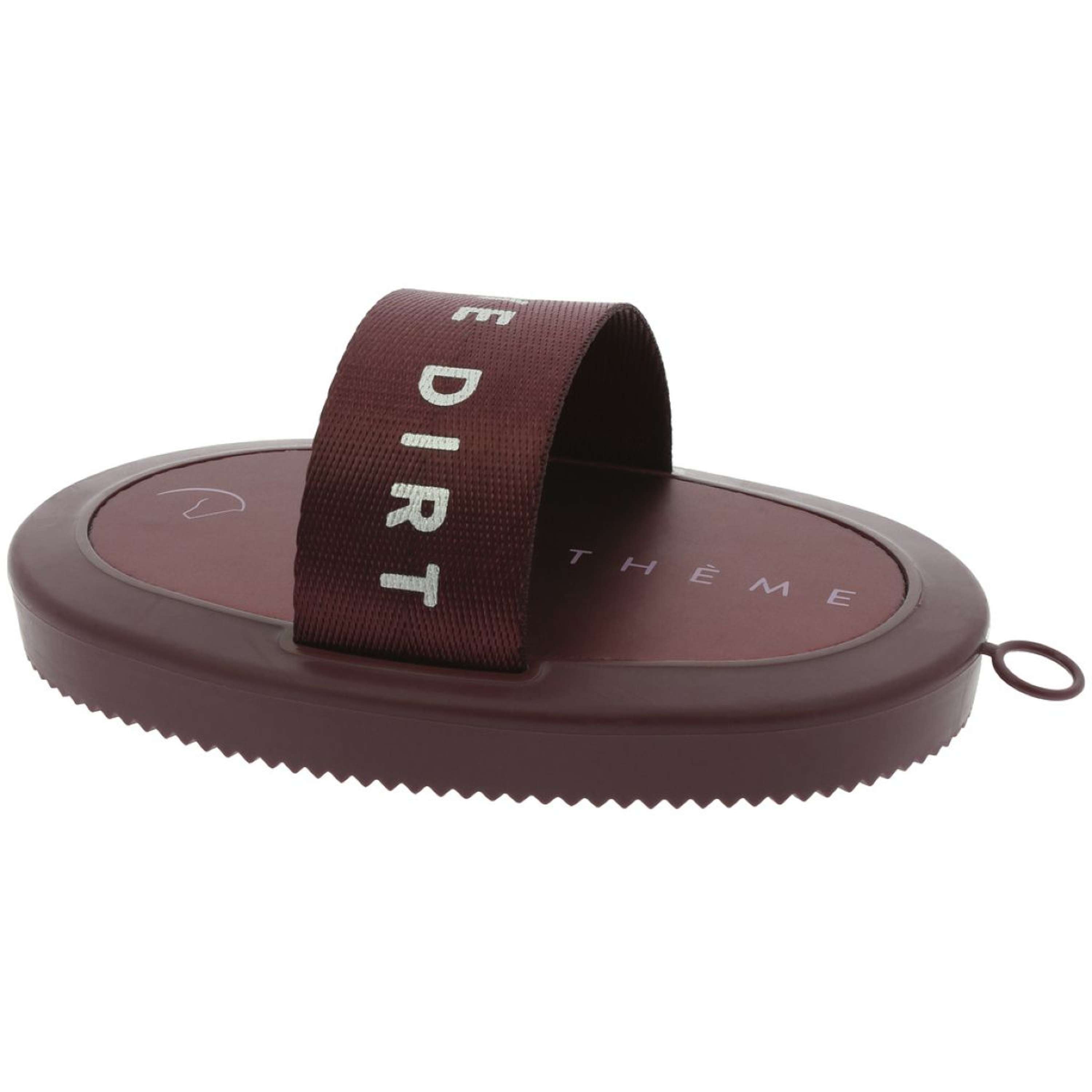 EQUITHÈME Curry Comb Je T'aime Burgundy